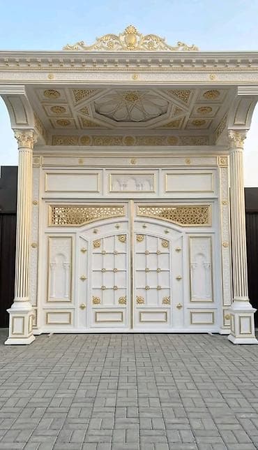 Şahzadə üslubunda dekorativ darvaza və giriş portalı - Material lalafo.az -da Şahzadə üslubunda dekorativ darvaza və giriş portalı - Material