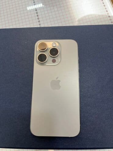 IPhone 15 Pro, 128 GB, Natural Titanium, Face ID lalafo.az -da IPhone 15 Pro, 128 GB, Natural Titanium, Face ID