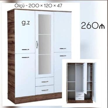 Açılan, 3 qapılı Düz dolab, Qarderob, paltar dolabı lalafo.az -da Açılan, 3 qapılı Düz dolab, Qarderob, paltar dolabı