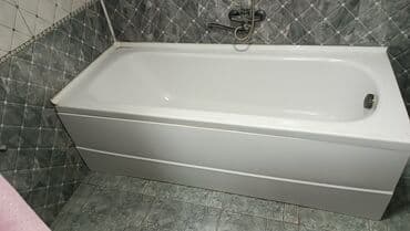 Akril vanna – klassik düzbucaqlı forma, ağ rəng. Ön dekorativ paneli lalafo.az -da Akril vanna – klassik düzbucaqlı forma, ağ rəng. Ön dekorativ paneli