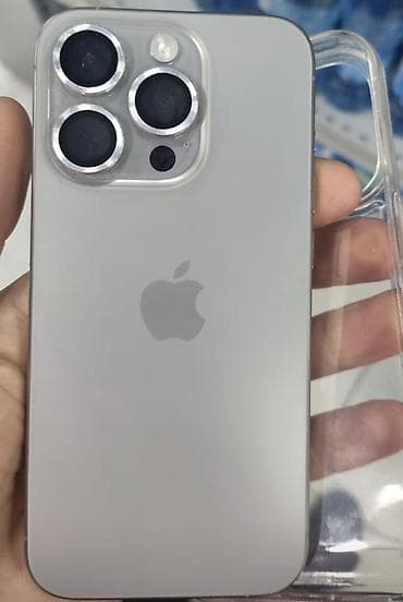 IPhone 15 Pro, 128 GB, Natural Titanium, Face ID lalafo.az -da IPhone 15 Pro, 128 GB, Natural Titanium, Face ID