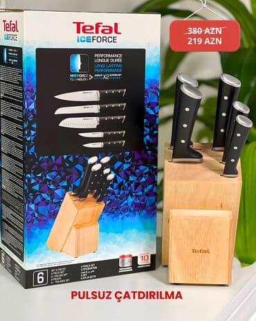 Almaniya istehsalı,Tefal brendinə məxsus ICE FORCE seriyalı bu bıçaq lalafo.az -da Almaniya istehsalı,Tefal brendinə məxsus ICE FORCE seriyalı bu bıçaq