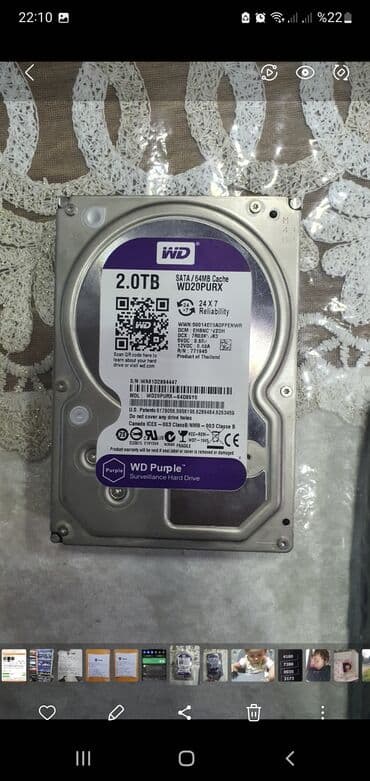 Sərt disk (HDD) Western Digital (WD), 2 TB, 3.5" lalafo.az -da Sərt disk (HDD) Western Digital (WD), 2 TB, 3.5"