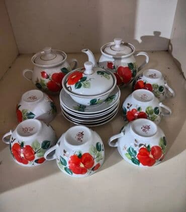 Çay dəsti, rəng - Ağ, Farfor lalafo.az -da Çay dəsti, rəng - Ağ, Farfor