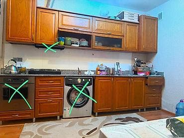 Mətbəx mebeli – 350 sm - Material və dizayn: Təbii ağac teksturalı at lalafo.az Mətbəx mebeli – 350 sm - Material və dizayn: Təbii ağac teksturalı