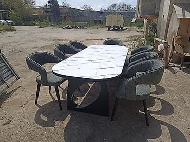Qonaq otağı üçün, Yeni, Açılan, Oval masa, 8 stul lalafo.az -da Qonaq otağı üçün, Yeni, Açılan, Oval masa, 8 stul