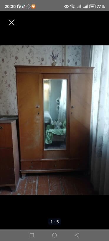 Açılan, 3 qapılı Düz dolab, Qarderob, paltar dolabı lalafo.az -da Açılan, 3 qapılı Düz dolab, Qarderob, paltar dolabı