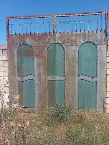 Yeni Dəmir Həyət darvazası, 3 m, Mexaniki, Qapı ilə lalafo.az -da Yeni Dəmir Həyət darvazası, 3 m, Mexaniki, Qapı ilə