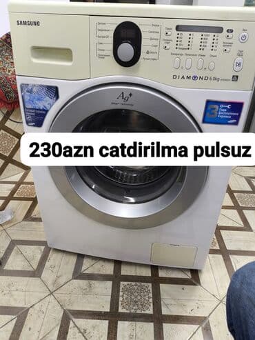 Aylin: Paltaryuyan maşın Samsung, 6 kq, Avtomat, Qurutmasız, Kredit yoxdur lalafo.az -da Aylin: Paltaryuyan maşın Samsung, 6 kq, Avtomat, Qurutmasız, Kredit yoxdur