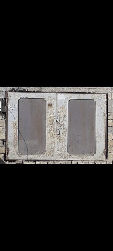 Dəmir Qaraj darvazası, Yana açılan, Mexaniki, rəng - Boz lalafo.az -da Dəmir Qaraj darvazası, Yana açılan, Mexaniki, rəng - Boz