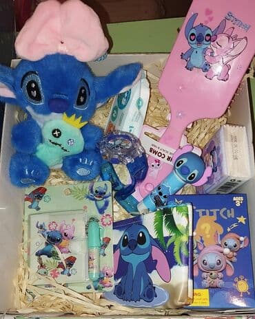Stitch mövzulu hədiyyə qutusu – uşaq və fanatlar üçün rəngarəng dəst lalafo.az -da Stitch mövzulu hədiyyə qutusu – uşaq və fanatlar üçün rəngarəng dəst