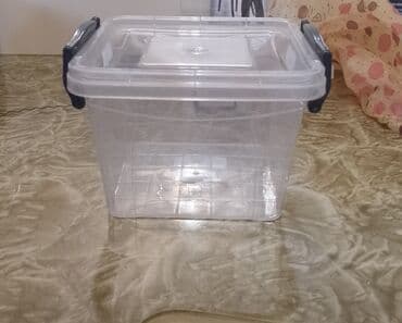 Şəffaf plastik saxlama qutusu - Material: möhkəm, şəffaf plastik lalafo.az -da Şəffaf plastik saxlama qutusu - Material: möhkəm, şəffaf plastik