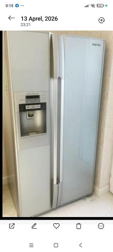 Samsung Side-by-Side soyuducu - Rəng: gümüşü/metalik - İki qapılı lalafo.az -da Samsung Side-by-Side soyuducu - Rəng: gümüşü/metalik - İki qapılı