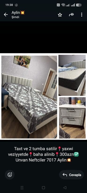 Taxt ve 2 tumba satilir📍yaxwi veziyyetde📍baha alinib📍300azn✅Unvan lalafo.az -da Taxt ve 2 tumba satilir📍yaxwi veziyyetde📍baha alinib📍300azn✅Unvan