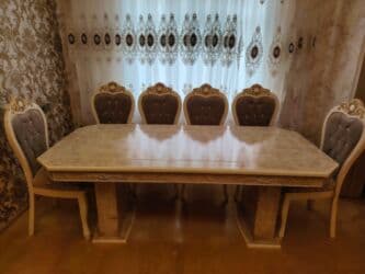 Masa desti. 400azn. yaxsi veziyyetde. 6 stulla. unvan hovsan*Tehi lalafo.az -da Masa desti. 400azn. yaxsi veziyyetde. 6 stulla. unvan hovsan*Tehi