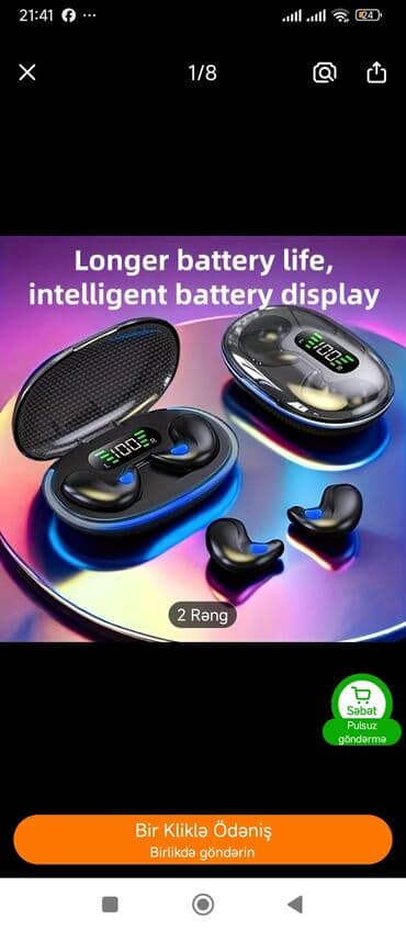 ✅Görünməz dizaynlı TWS qulaqcıq – yuxu və gündəlik istifadə üçün lalafo.az -da ✅Görünməz dizaynlı TWS qulaqcıq – yuxu və gündəlik istifadə üçün