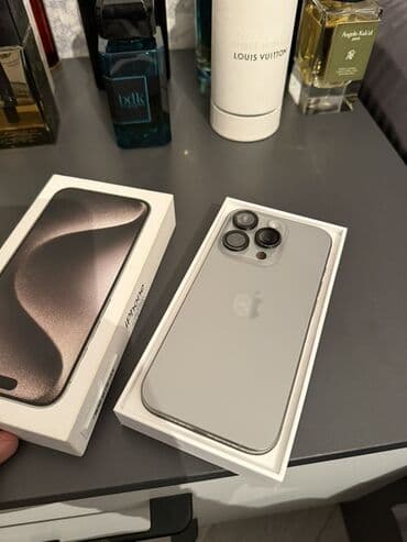 IPhone 15 Pro, 1 TB, Natural Titanium lalafo.az -da IPhone 15 Pro, 1 TB, Natural Titanium