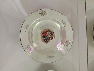 Тарелки, цвет - Сиреневый, Фарфор, Германия at lalafo.az Тарелки, цвет - Сиреневый, Фарфор, Германия