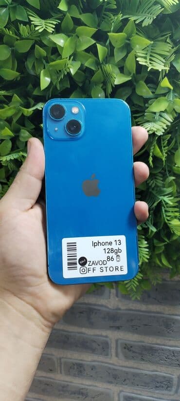 IPhone 13, 128 GB, Mavi, Zəmanət, Kredit, Simsiz şarj lalafo.az -da IPhone 13, 128 GB, Mavi, Zəmanət, Kredit, Simsiz şarj