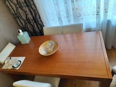 Qonaq otağı üçün, İşlənmiş, Açılmayan, Dördbucaq masa, 6 stul lalafo.az -da Qonaq otağı üçün, İşlənmiş, Açılmayan, Dördbucaq masa, 6 stul