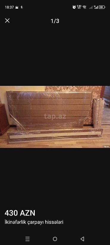 İkinəfərlik çarpayı, Bazasız, Matras ilə, Siyirməsiz lalafo.az -da İkinəfərlik çarpayı, Bazasız, Matras ilə, Siyirməsiz
