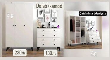 Açılan, 3 qapılı Düz dolab, Qarderob, paltar dolabı lalafo.az -da Açılan, 3 qapılı Düz dolab, Qarderob, paltar dolabı