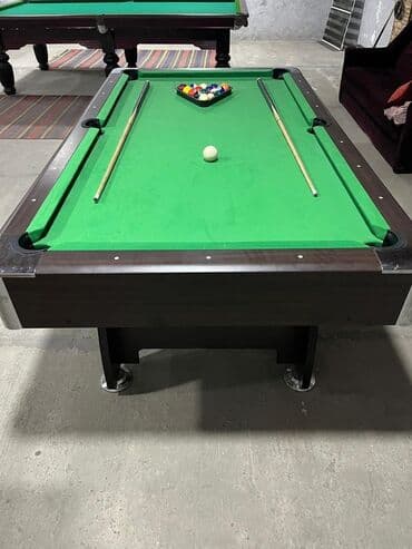 Bilyard masası – 8-ball üçün komplekt - Yaşıl örtüklü, 6 ciblidir - lalafo.az -da Bilyard masası – 8-ball üçün komplekt - Yaşıl örtüklü, 6 ciblidir -