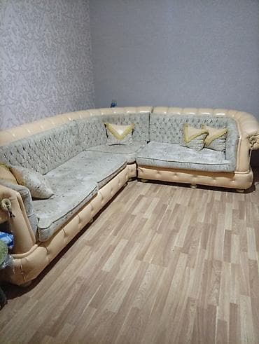 Künc divanı – klassik üslub - Forma: L-şəkilli künc divanı, üç lalafo.az -da Künc divanı – klassik üslub - Forma: L-şəkilli künc divanı, üç