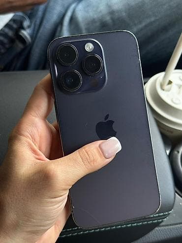 IPhone 14 Pro, 128 GB, Deep Purple, Face ID lalafo.az -da IPhone 14 Pro, 128 GB, Deep Purple, Face ID