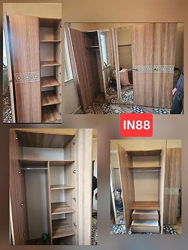 6 qapı, Güzgülü, Qəhvəyi, Taxta, Açılan, Düz dolab lalafo.az -da 6 qapı, Güzgülü, Qəhvəyi, Taxta, Açılan, Düz dolab