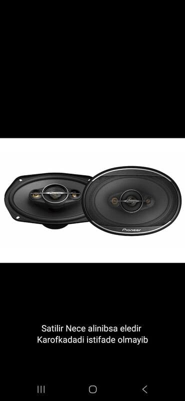 Pioneer oval avtomobil akustikası (koaksial dinamiklər) - Brend lalafo.az -da Pioneer oval avtomobil akustikası (koaksial dinamiklər) - Brend