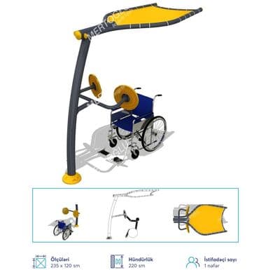 Dəbilqələr: Açıq hava fitnes avadanlıqları – sarı/qrafit rəng palitrası, metal lalafo.az -da — 18 Dəbilqələr: Açıq hava fitnes avadanlıqları – sarı/qrafit rəng palitrası, metal — 18