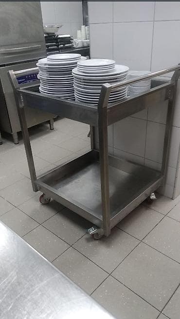 Ресторанная мебель: Üç mərtəbəli paslanmayan poladdan hazırlanmış servis arabası. İki at lalafo.az — 9 Ресторанная мебель: Üç mərtəbəli paslanmayan poladdan hazırlanmış servis arabası. İki — 9