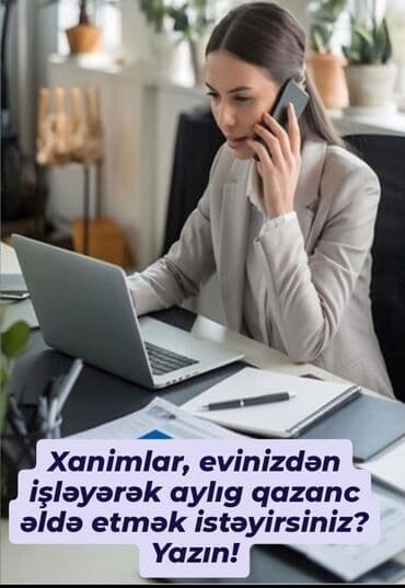 Çağrı mərkəzi operatoru tələb olunur, Yalnız qadınlar üçün, İstənilən yaş, Təcrübəsiz, Aylıq ödəniş lalafo.az -da Çağrı mərkəzi operatoru tələb olunur, Yalnız qadınlar üçün, İstənilən yaş, Təcrübəsiz, Aylıq ödəniş