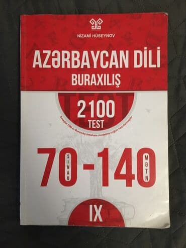 Məhsul: “Azərbaycan Dili – Buraxılış” test toplusu Müəllif: Nizami lalafo.az -da Məhsul: “Azərbaycan Dili – Buraxılış” test toplusu Müəllif: Nizami