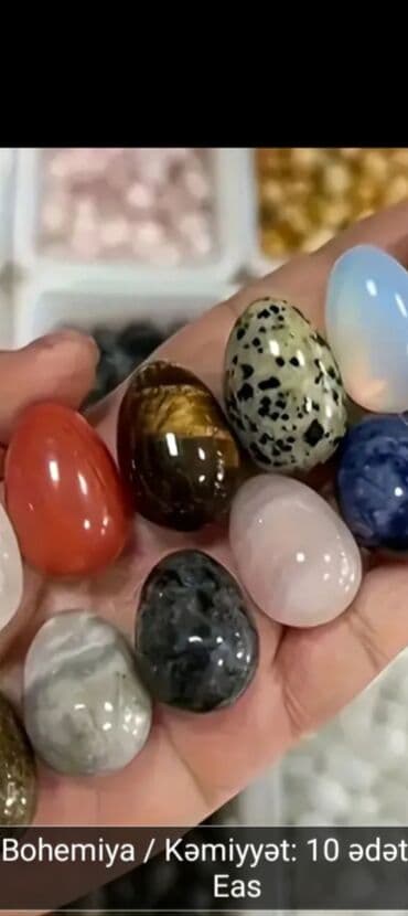 Bohemiya dekorativ daşlar dəsti – 10 ədəd - Material: təbii daşlardan lalafo.az -da Bohemiya dekorativ daşlar dəsti – 10 ədəd - Material: təbii daşlardan