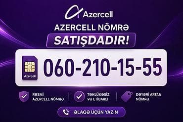 Azercell nömrə satılır: 060-210-15-55 Məhsulun xüsusiyyətləri: - lalafo.az -da Azercell nömrə satılır: 060-210-15-55 Məhsulun xüsusiyyətləri: -
