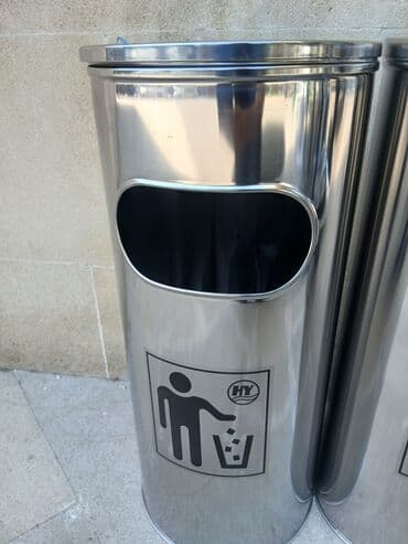 Digər məişət məhsulları: Paslanmayan poladdan hazırlanmış silindrik zibil qabı. Bu zibil qabı lalafo.az -da — 3 Digər məişət məhsulları: Paslanmayan poladdan hazırlanmış silindrik zibil qabı. Bu zibil qabı — 3