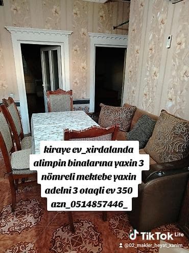 80 kv. m, 3 otaqlı, İnternet, Telefon, Qaz lalafo.az -da 80 kv. m, 3 otaqlı, İnternet, Telefon, Qaz