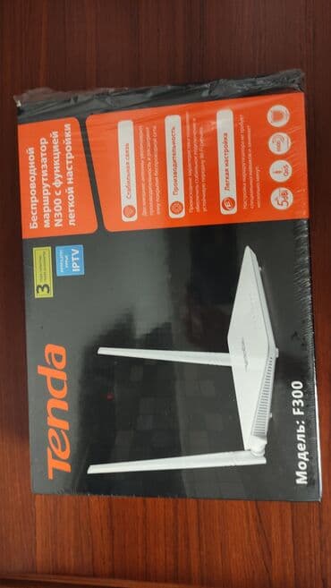 Tenda-Model F300 4-Lan portu 1 Wan portu
Sürəti 300-Mbit/s Təzədi! lalafo.az -da Tenda-Model F300 4-Lan portu 1 Wan portu
Sürəti 300-Mbit/s Təzədi!