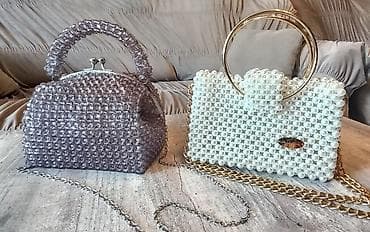 Сумка вечерняя 70 ман. Ручная работа. Рюкзак новый 30ман. не lalafo.az -da Сумка вечерняя 70 ман. Ручная работа. Рюкзак новый 30ман. не