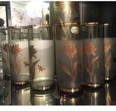 Stəkanlar, rəng - Qızılı, Şüşə lalafo.az -da Stəkanlar, rəng - Qızılı, Şüşə