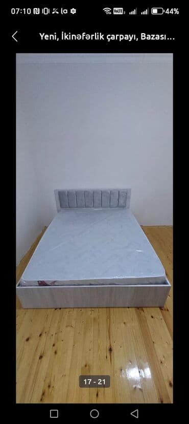 İkinəfərlik çarpayı, Bazalı, Matras ilə, Siyirməsiz lalafo.az -da İkinəfərlik çarpayı, Bazalı, Matras ilə, Siyirməsiz