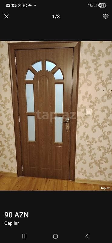 Daxili otaq qapısı - Material: ağac teksturalı MDF/laminat səth - lalafo.az -da Daxili otaq qapısı - Material: ağac teksturalı MDF/laminat səth -