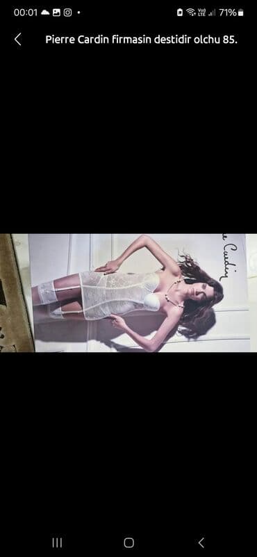 Tam yenidir 30azn satilir.Piere Cardinindir.Olchu 85.Shekilde lalafo.az -da Tam yenidir 30azn satilir.Piere Cardinindir.Olchu 85.Shekilde