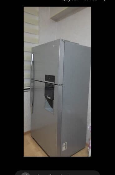 İşlənmiş 2 qapılı LG Soyuducu Satılır, rəng - Gümüşü, Dispenserli lalafo.az -da İşlənmiş 2 qapılı LG Soyuducu Satılır, rəng - Gümüşü, Dispenserli