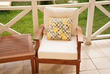 Bağ üçün istirahət dəsti - 2 ədəd geniş taxta kreslo: möhkəm massiv lalafo.az -da Bağ üçün istirahət dəsti - 2 ədəd geniş taxta kreslo: möhkəm massiv