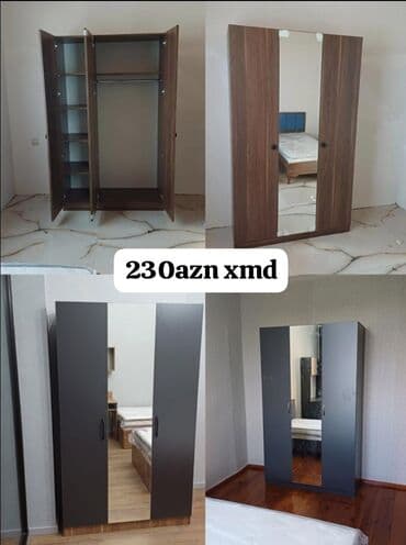 Açılan, 3 qapılı Düz dolab, Qarderob, paltar dolabı lalafo.az -da Açılan, 3 qapılı Düz dolab, Qarderob, paltar dolabı