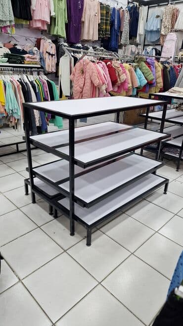 Mağaza vitrin rəfi – 4 mərtəbəli orta ada tipli stend, hərəkətli lalafo.az -da Mağaza vitrin rəfi – 4 mərtəbəli orta ada tipli stend, hərəkətli