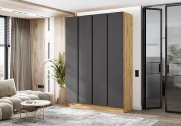 Новый, Распашной, 4 двери Прямой шкаф, Гардеробный шкаф, Азербайджан at lalafo.az Новый, Распашной, 4 двери Прямой шкаф, Гардеробный шкаф, Азербайджан